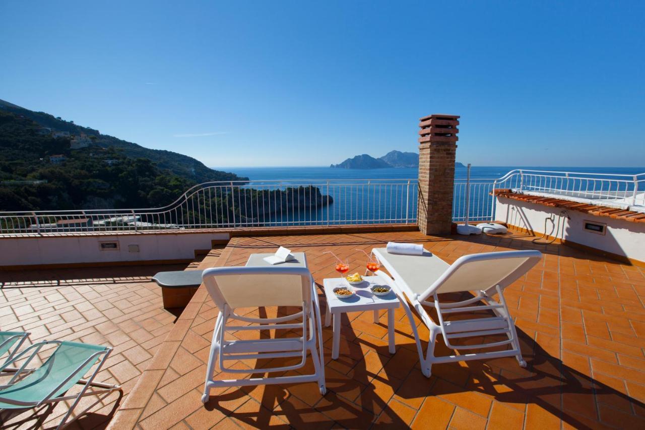 Il Sogno Di Lina Sorrento Coast Capri View Villa Massa Lubrense Eksteriør billede