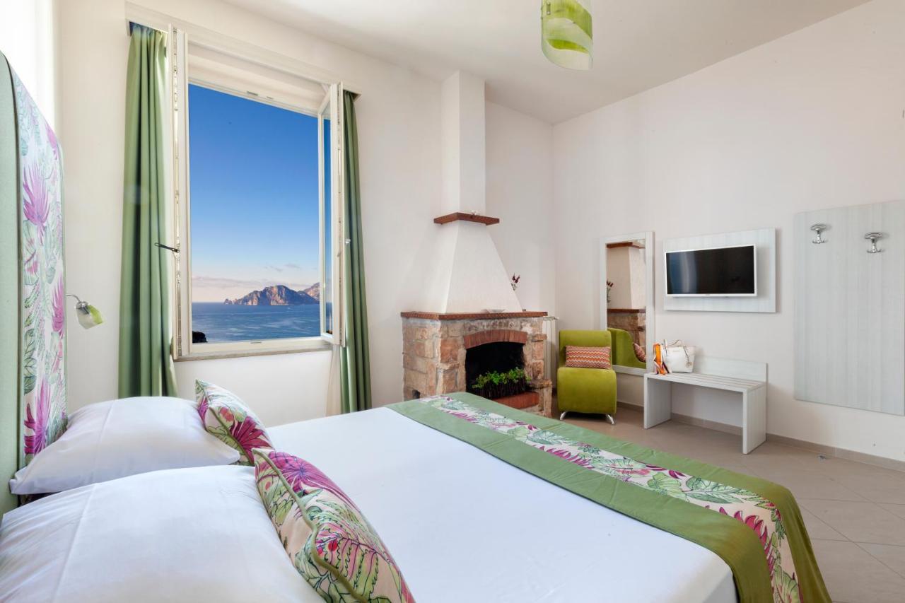 Il Sogno Di Lina Sorrento Coast Capri View Villa Massa Lubrense Eksteriør billede