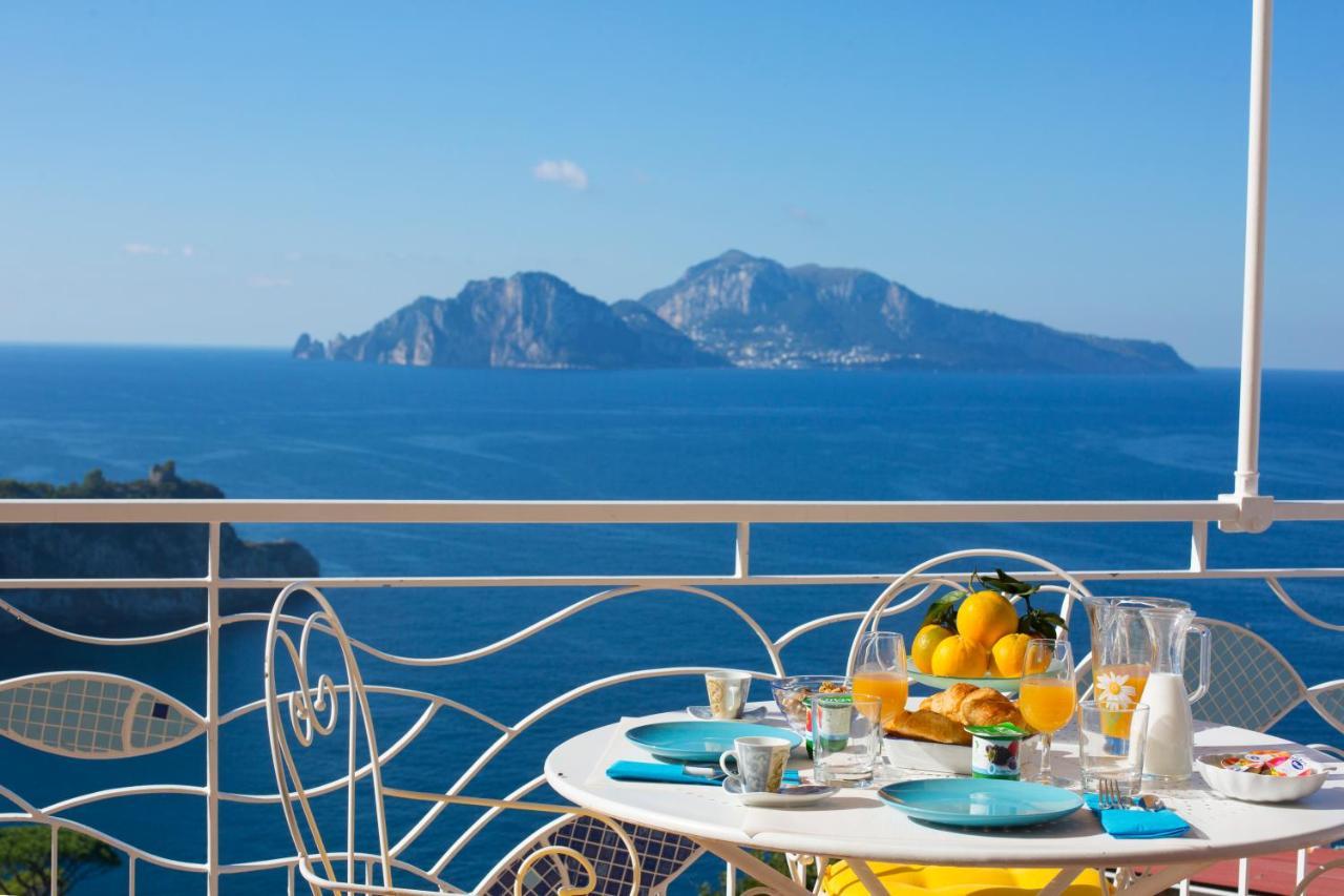 Il Sogno Di Lina Sorrento Coast Capri View Villa Massa Lubrense Eksteriør billede