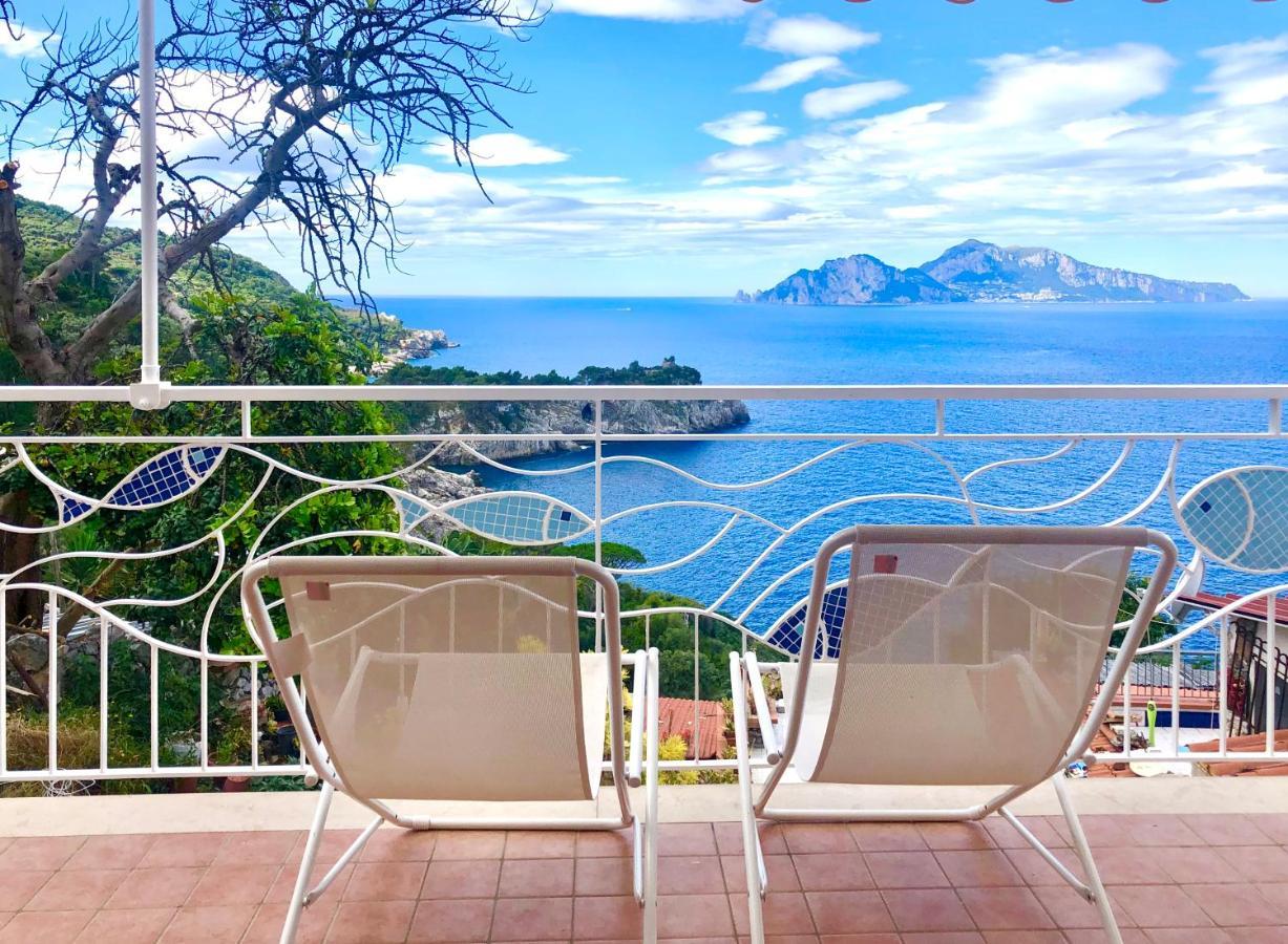 Il Sogno Di Lina Sorrento Coast Capri View Villa Massa Lubrense Eksteriør billede