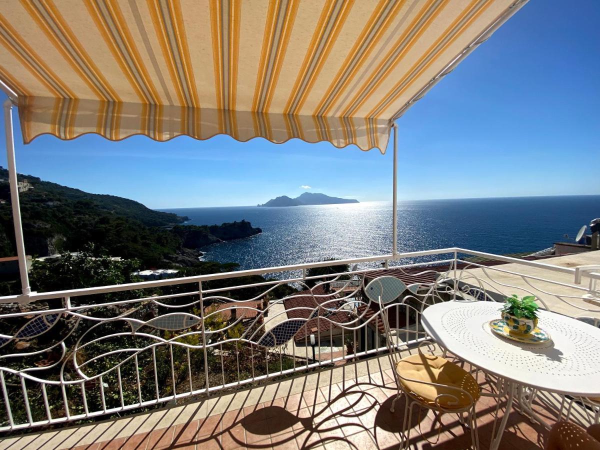 Il Sogno Di Lina Sorrento Coast Capri View Villa Massa Lubrense Eksteriør billede