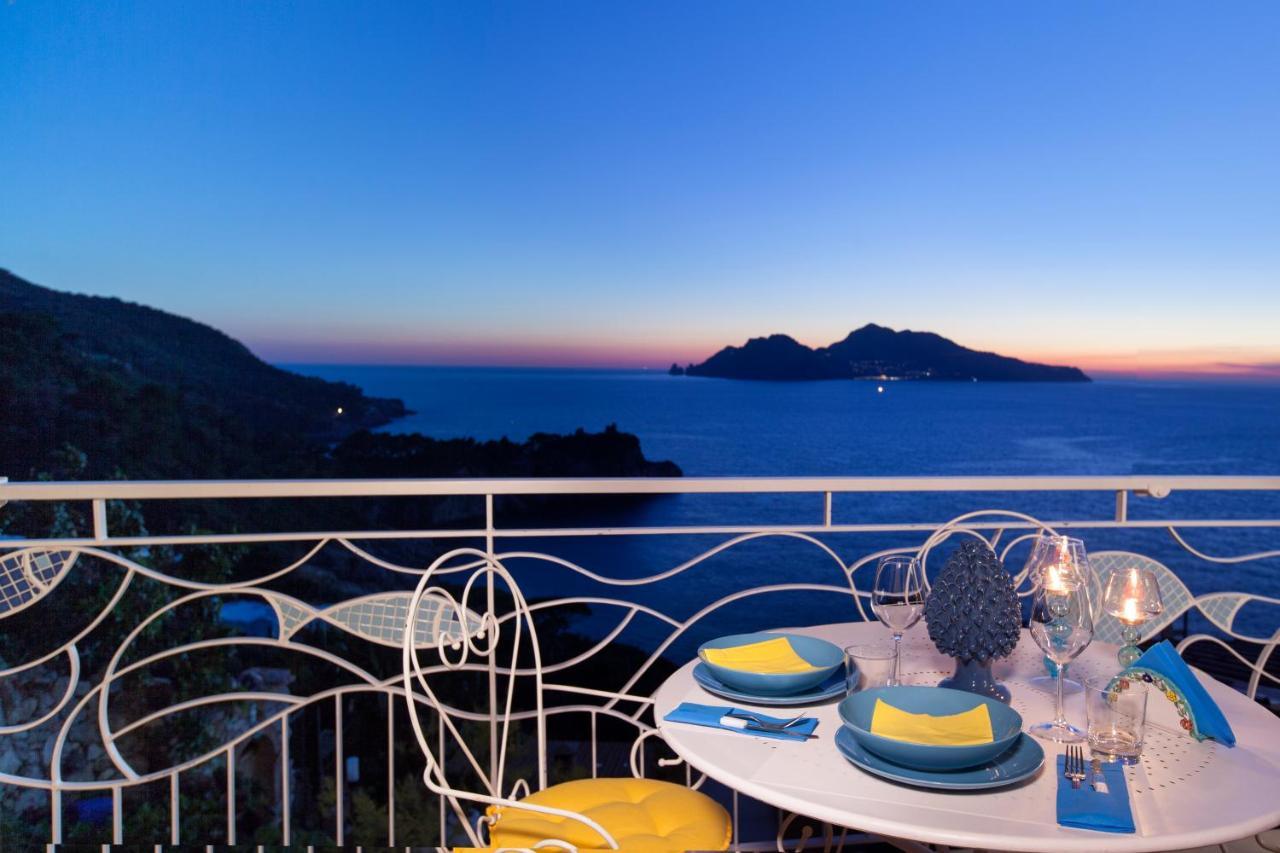 Il Sogno Di Lina Sorrento Coast Capri View Villa Massa Lubrense Eksteriør billede